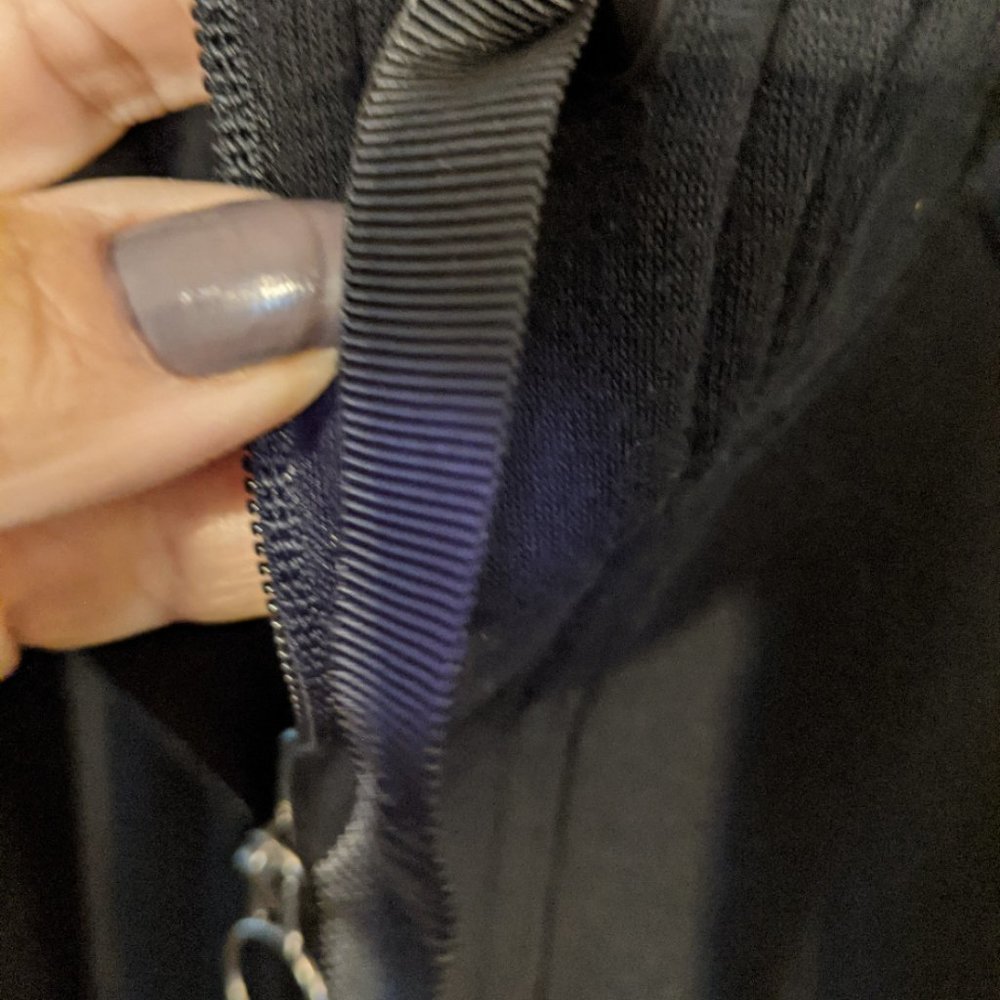Athleta long black sweatshirt/jacket M - Picture 9 of 13